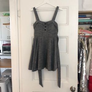 Adorable Tweed Mini Sleeveless Dress